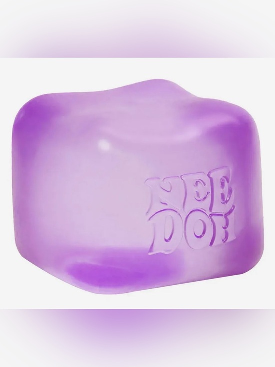 Needoh Other - NeeDoh Super Solid Squish - Nice cube purple. Stress Relief Toy. TikTok viral